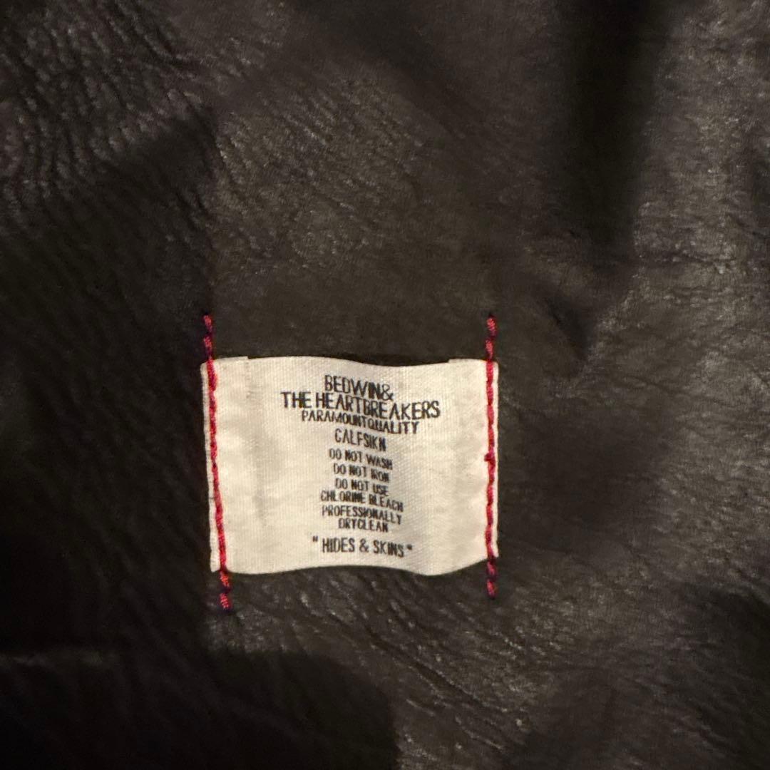 BEDWIN スタッズ　レア　レザージャケット　ブラック