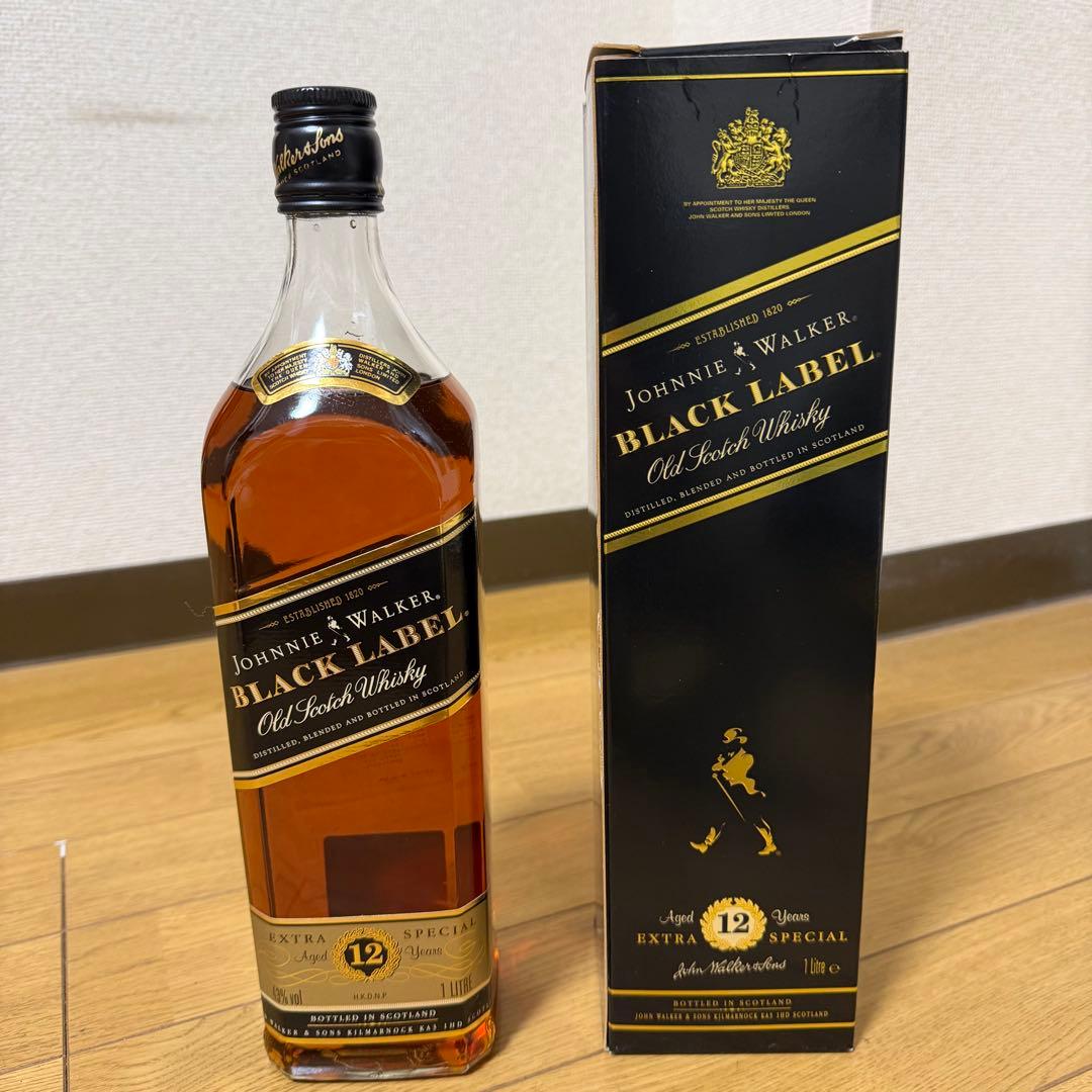 ジョニーウォーカー ブラックラベル 12年 750ml
