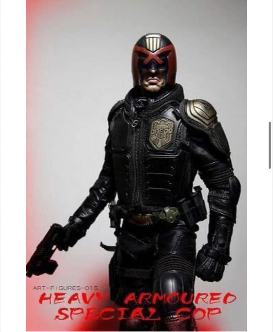 ジャッジ ドレッド フィギュア　ホットトイズ