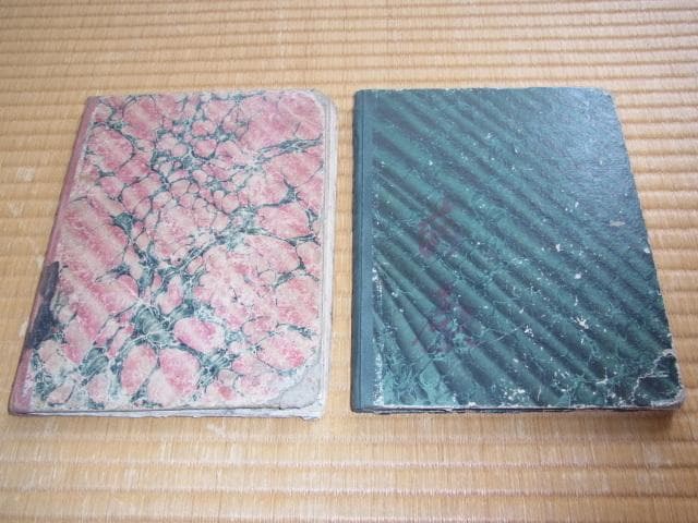 明治30年頃◆桐生市実業家『前原悠一郎』直筆 色付き水墨画集 2冊各100ページ