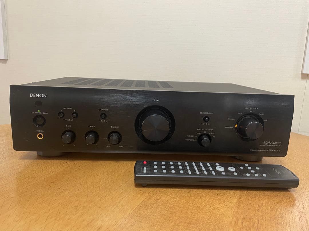 DENON PMA-390SE プリメインアンプ　ブラック