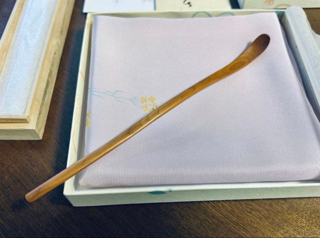 十代 飛騨甚五郎 村山群鳳 茶杓　北村徳斎　古帛紗 茶道具