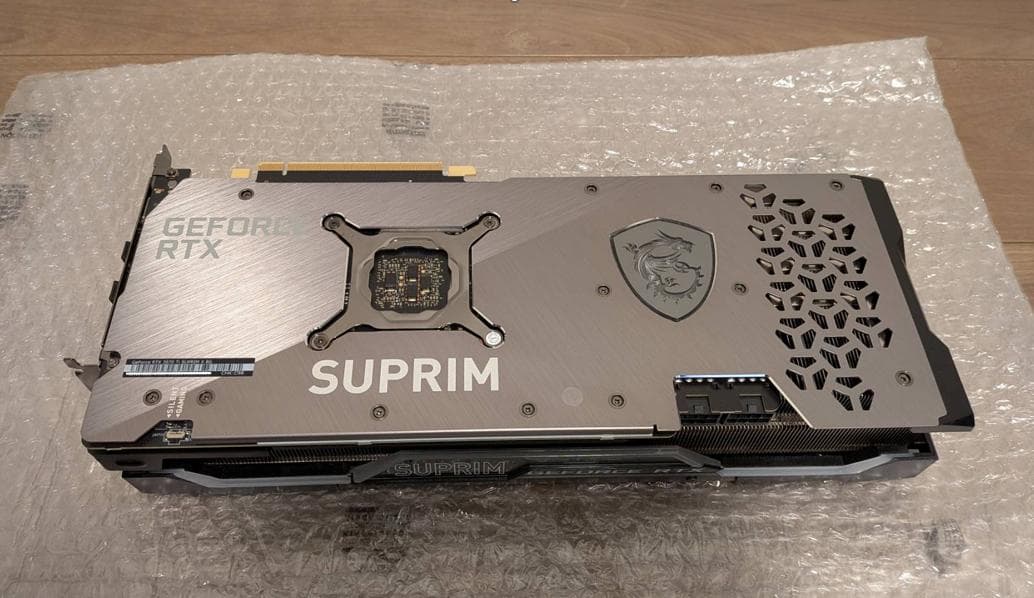 【美品】NVIDIA(MSI製) RTX3070Ti SUPRIM X