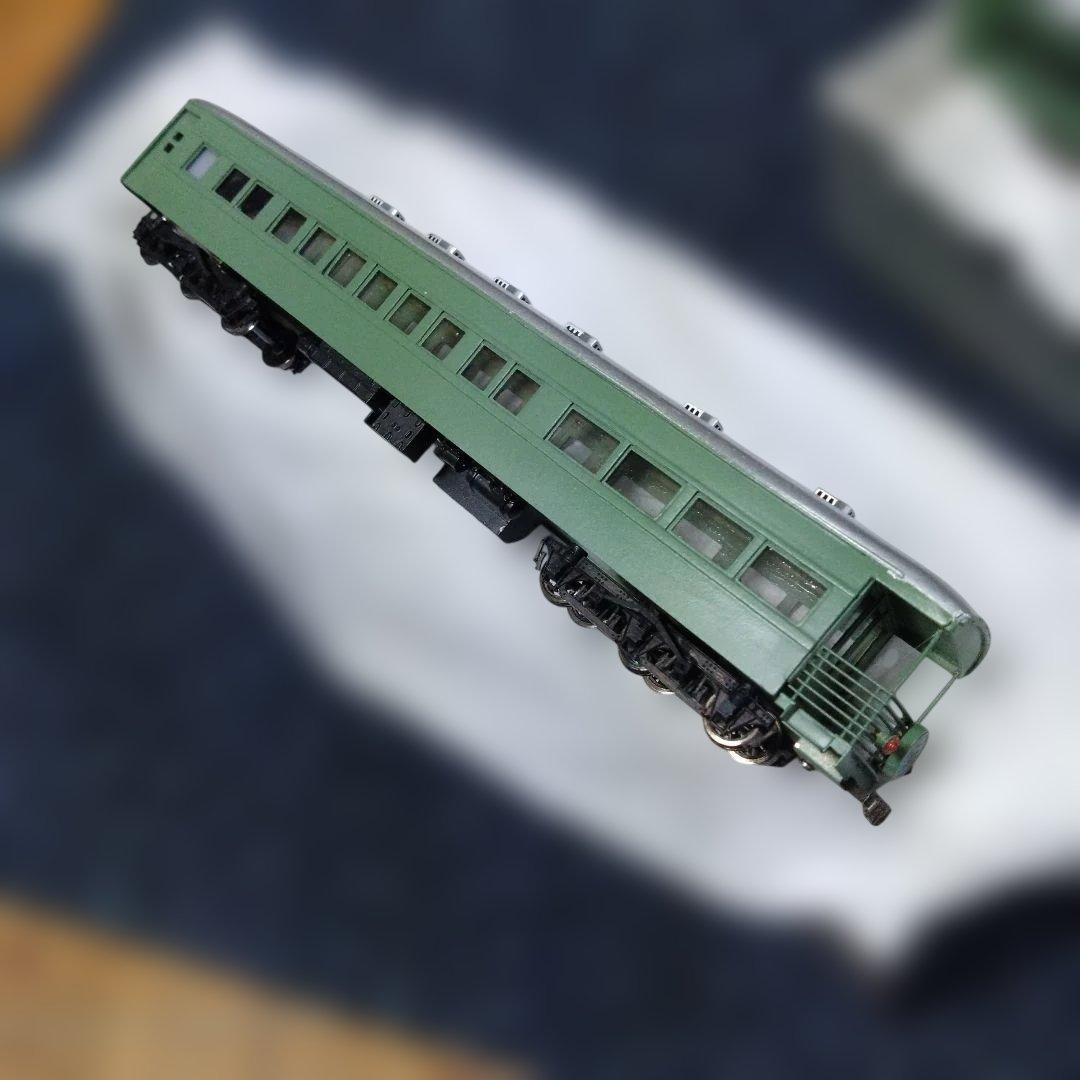 鉄道模型　HOゲージ　マイテ49 マシ29 三軸客車 2両　小高　青大将　つばめ