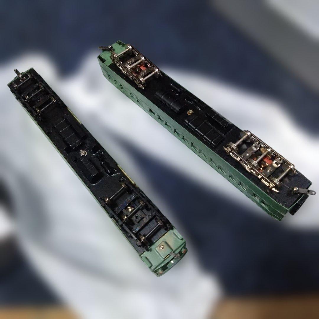 鉄道模型　HOゲージ　マイテ49 マシ29 三軸客車 2両　小高　青大将　つばめ