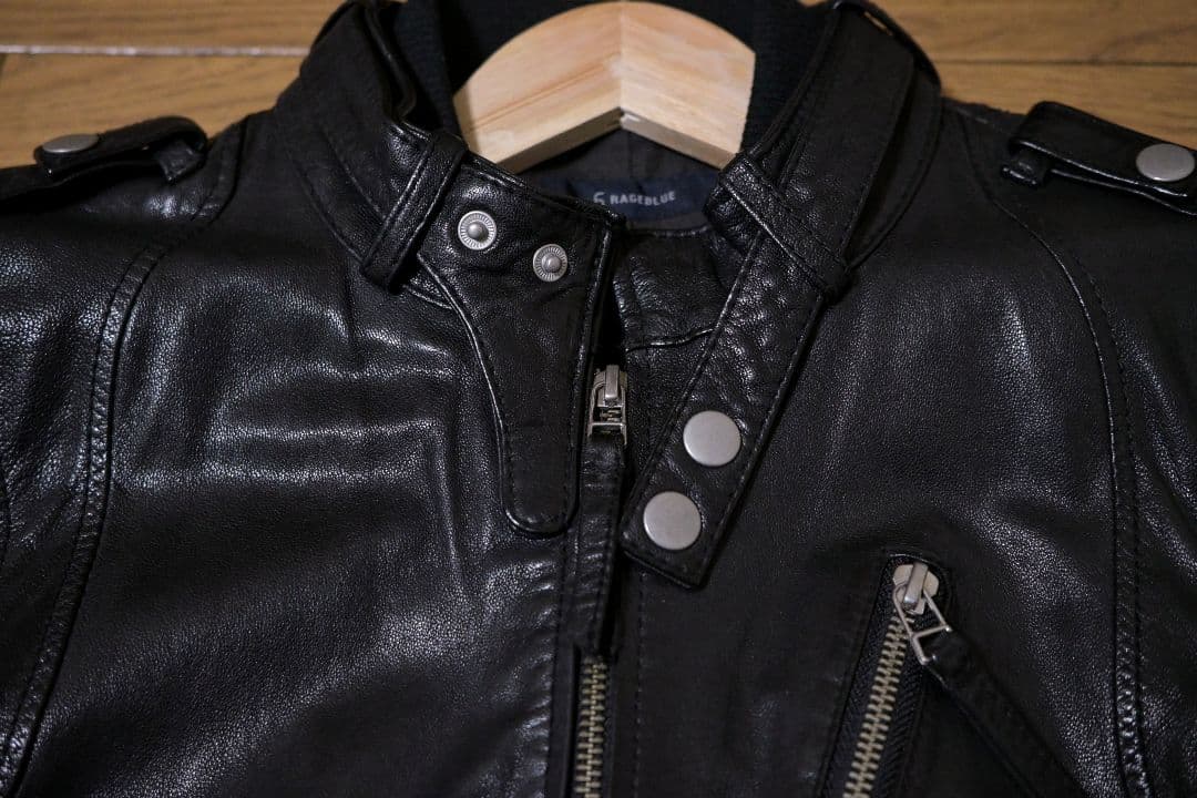 ジャケット・アウター Single Riders Goatskin as 70s