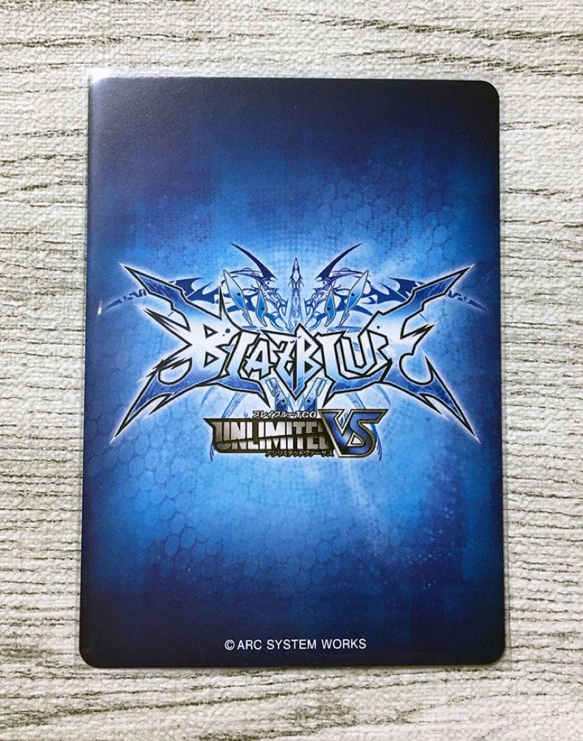 BLAZBLUE ブレイブルー TCG アンリミテッドヴァーサス ノエル サイン