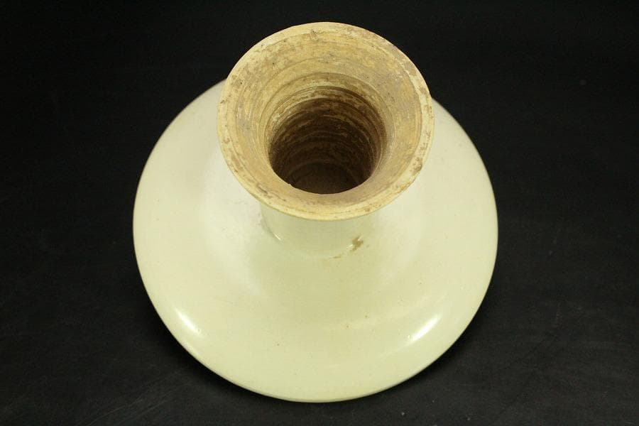 中国美術 白磁 碗 碗台 二件揃 φ12.5cm(LC512)