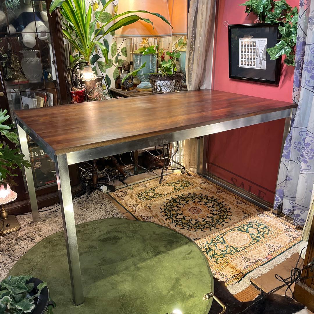 Sale 美品　ヴィンテージ ウォールナット無垢　ダイニングテーブル