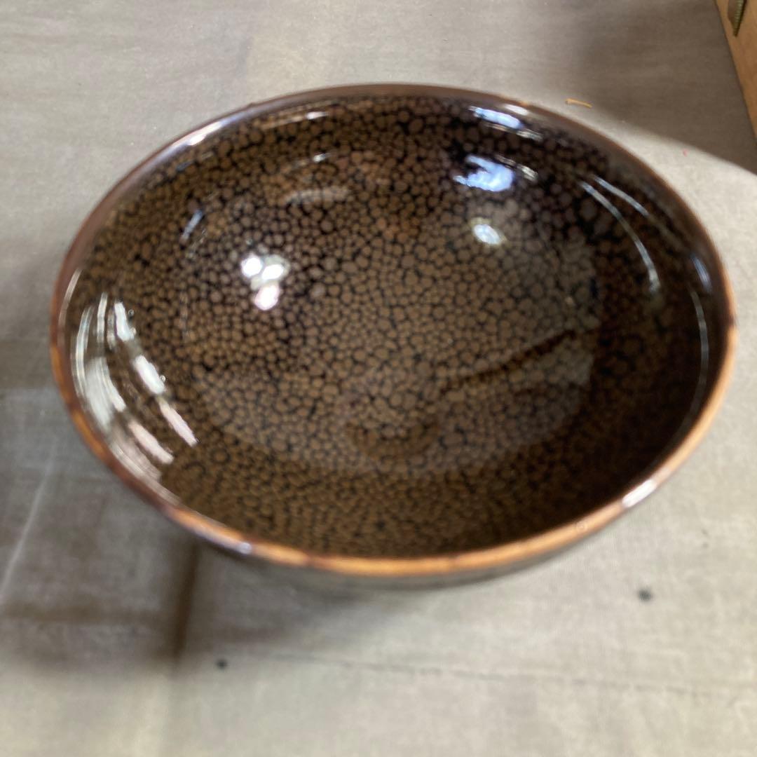 【松本佩山】孤高の陶芸家　日本の名窯　有田年木庵　松本佩山作　曜変油滴天目　茶盌