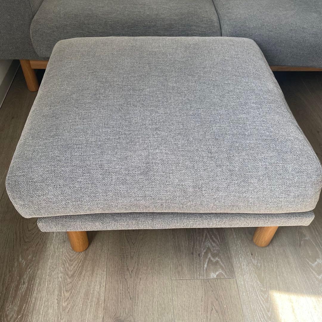bulge sofa ottoman / バージュ ソファ オットマン　グレー