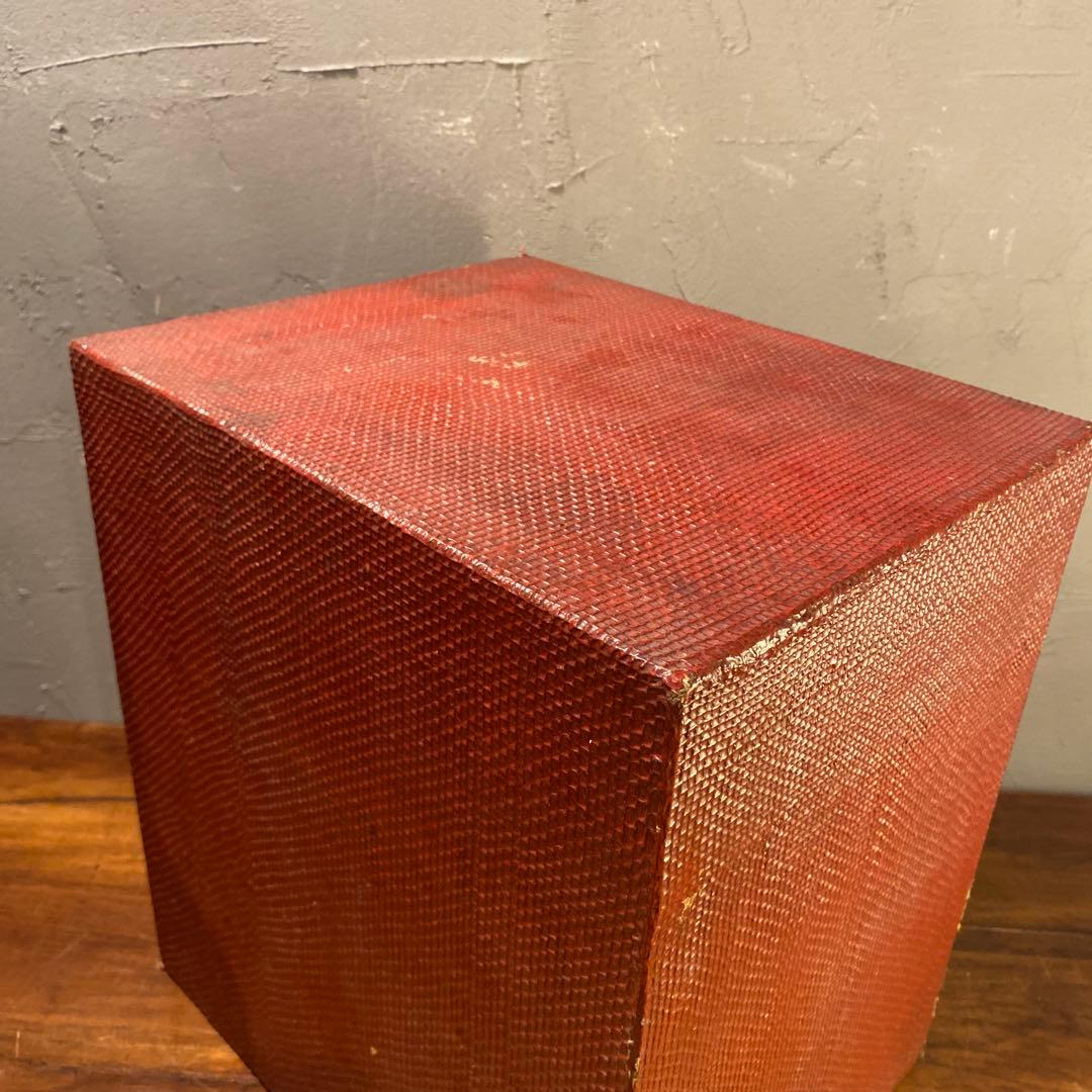 稀少 時代物 三段小引き出し 漆塗り 骨董品 古家具 古民家 蔵出し