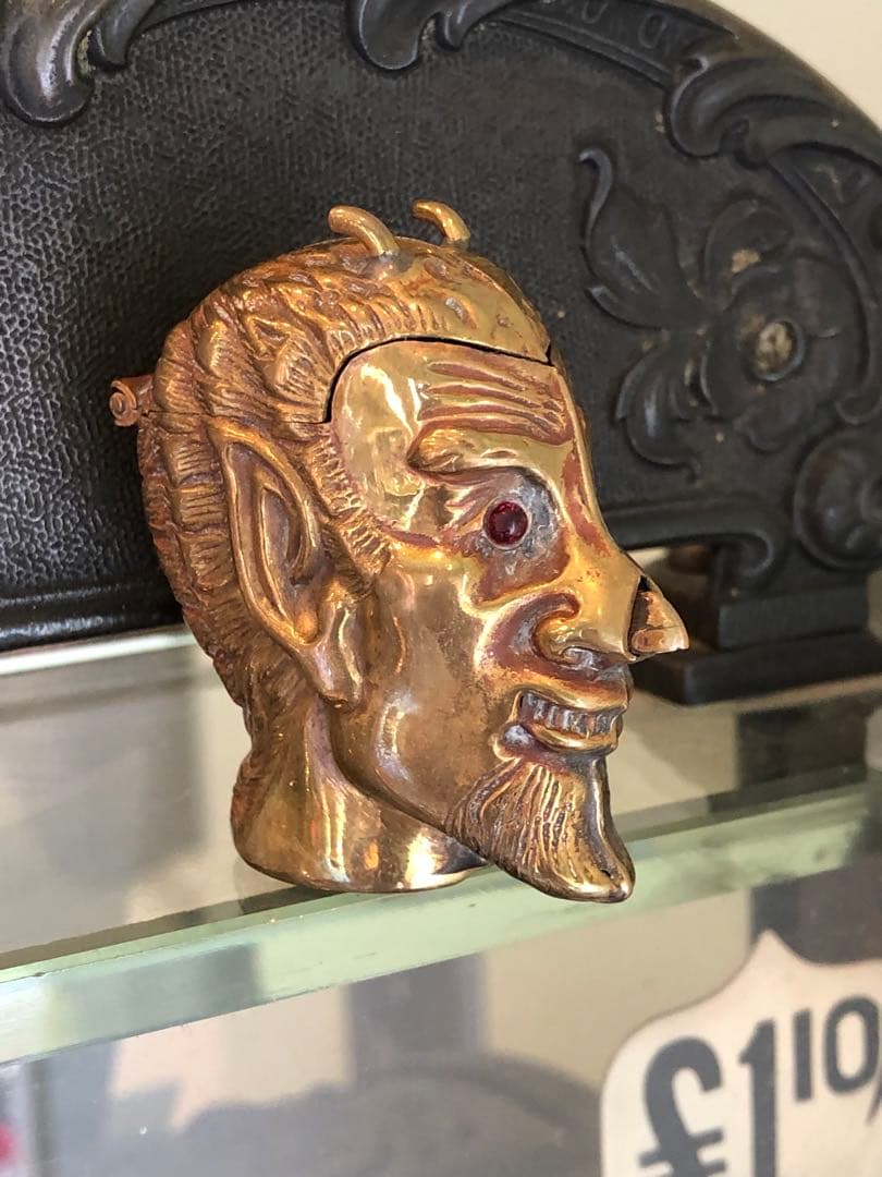 ビンテージ　デビル 悪魔　サタン　インダストリアル　ミッドセンチュリー 灰皿