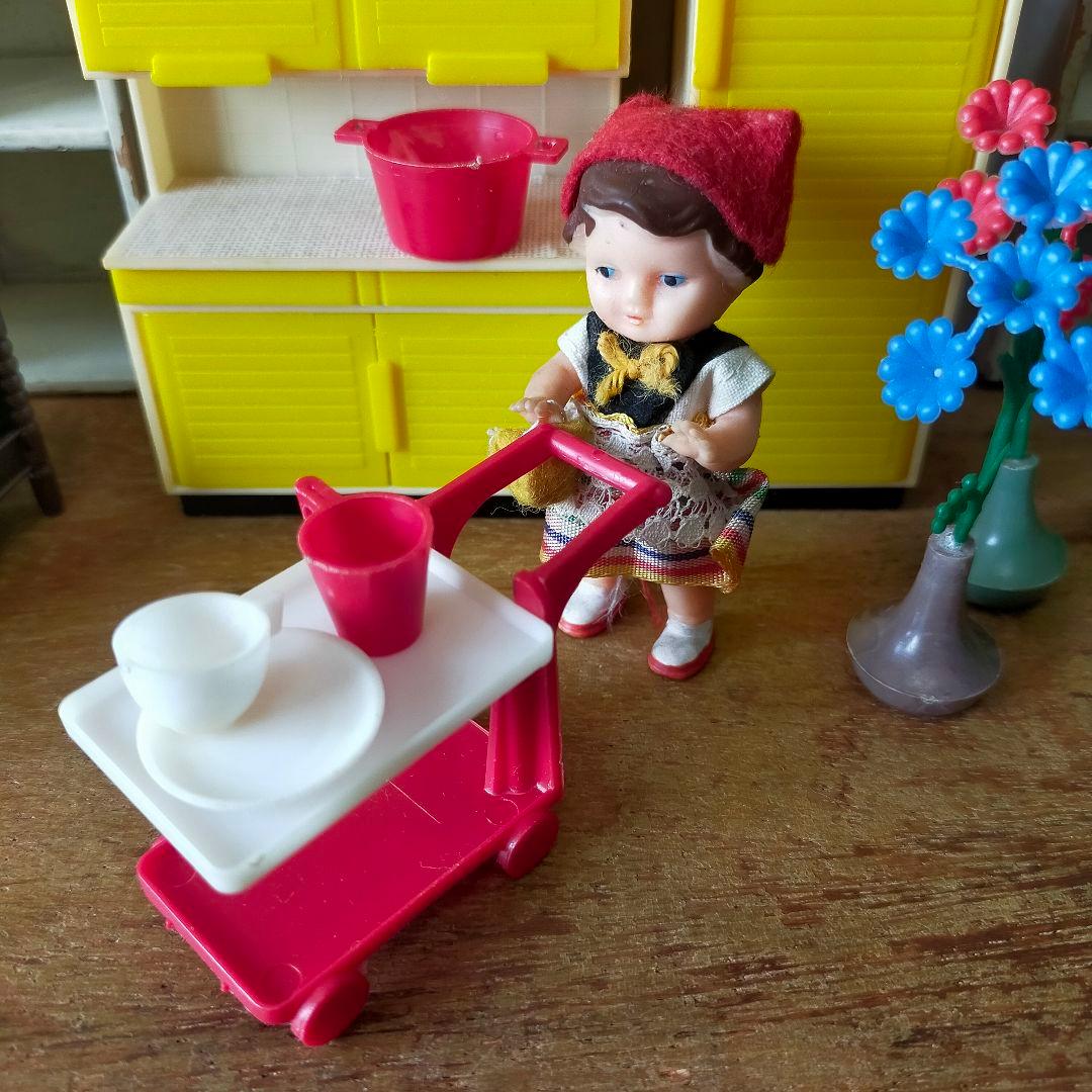 アリドール　ドールハウス　ドイツ　ヴィンテージ　蚤の市　ミニチュア　セット