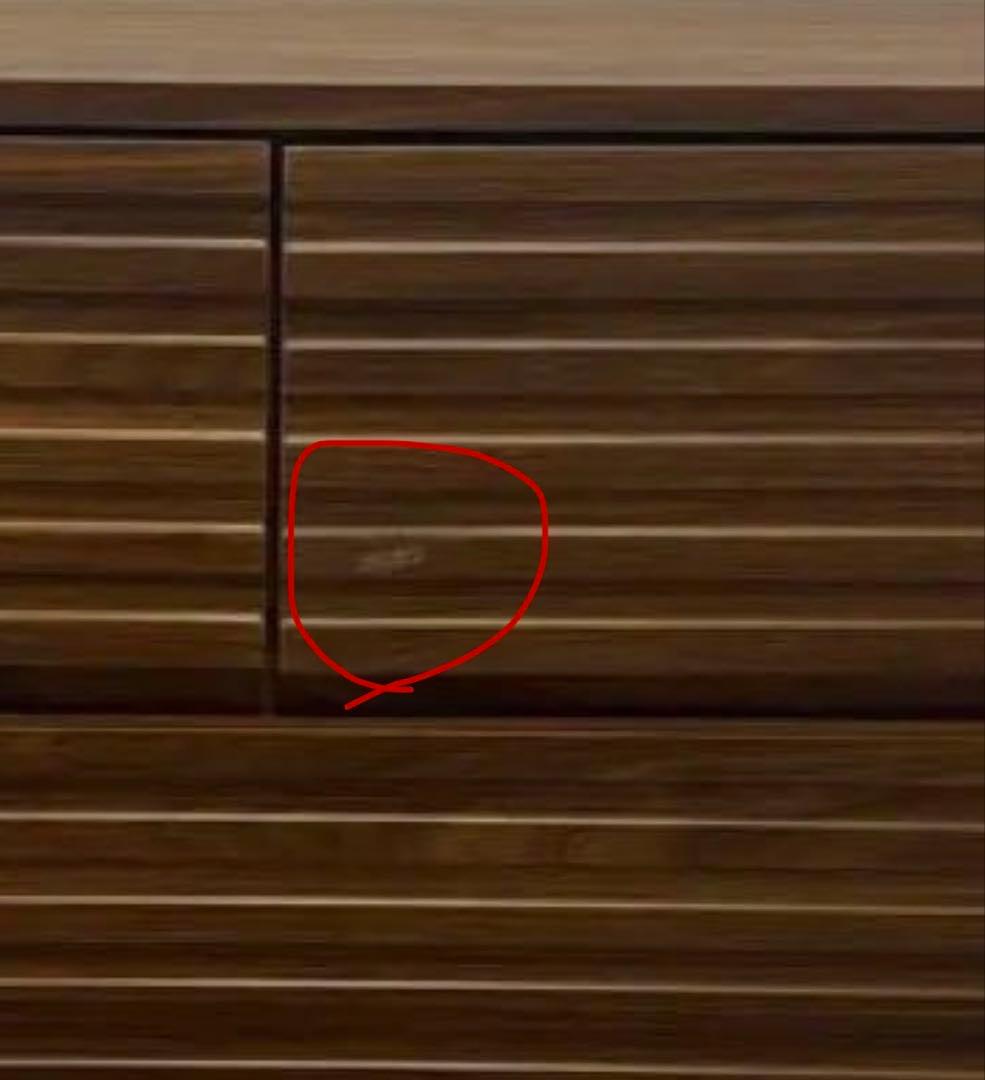 [LOWYA] ダークブラウン　チェストタンス　5段