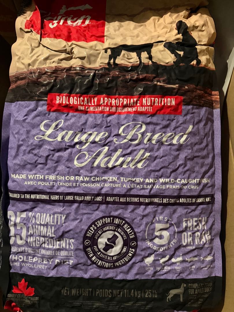 オリジン ラージブリードアダルト11.4kg送料無料