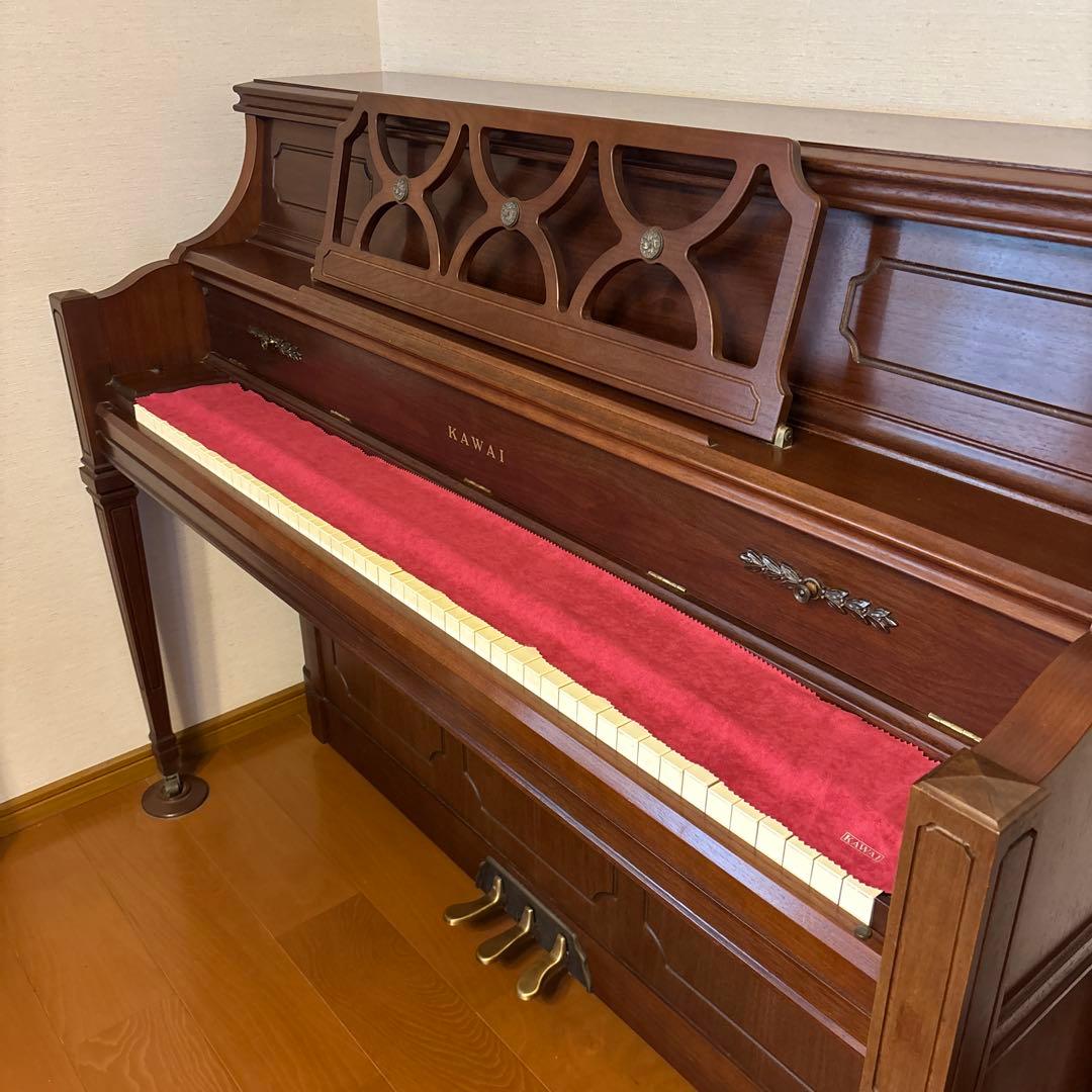 【R.7年11月調律・整調済】 KAWAI ピアノKL-62WI 椅子他付属品有