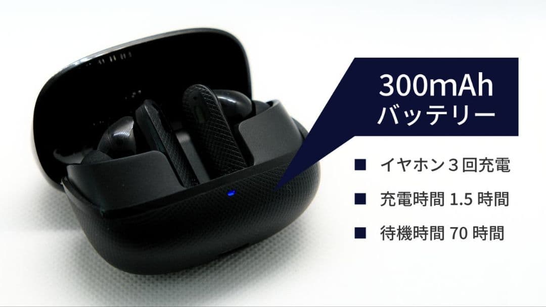 同時通訳ワイヤレスイヤホン　　　　Fineblue C10Ae　　ブラック