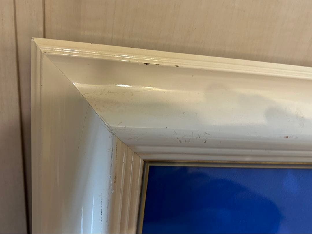 松浦敬文 作 『水辺の城』6号 肉筆画