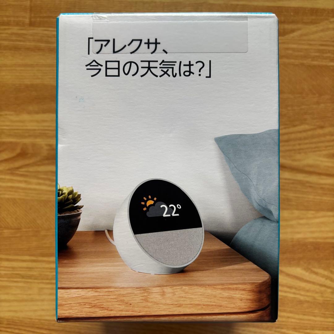 Echo Spot ディスプレイ付きスマートスピーカー+Alexa　アレクサ