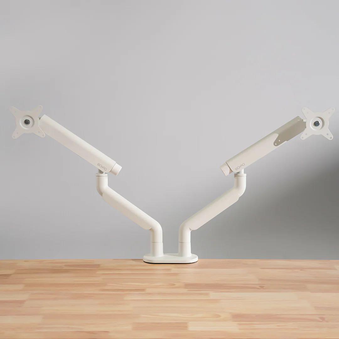 COFO無重力モニターアームPro デュアル マットホワイト