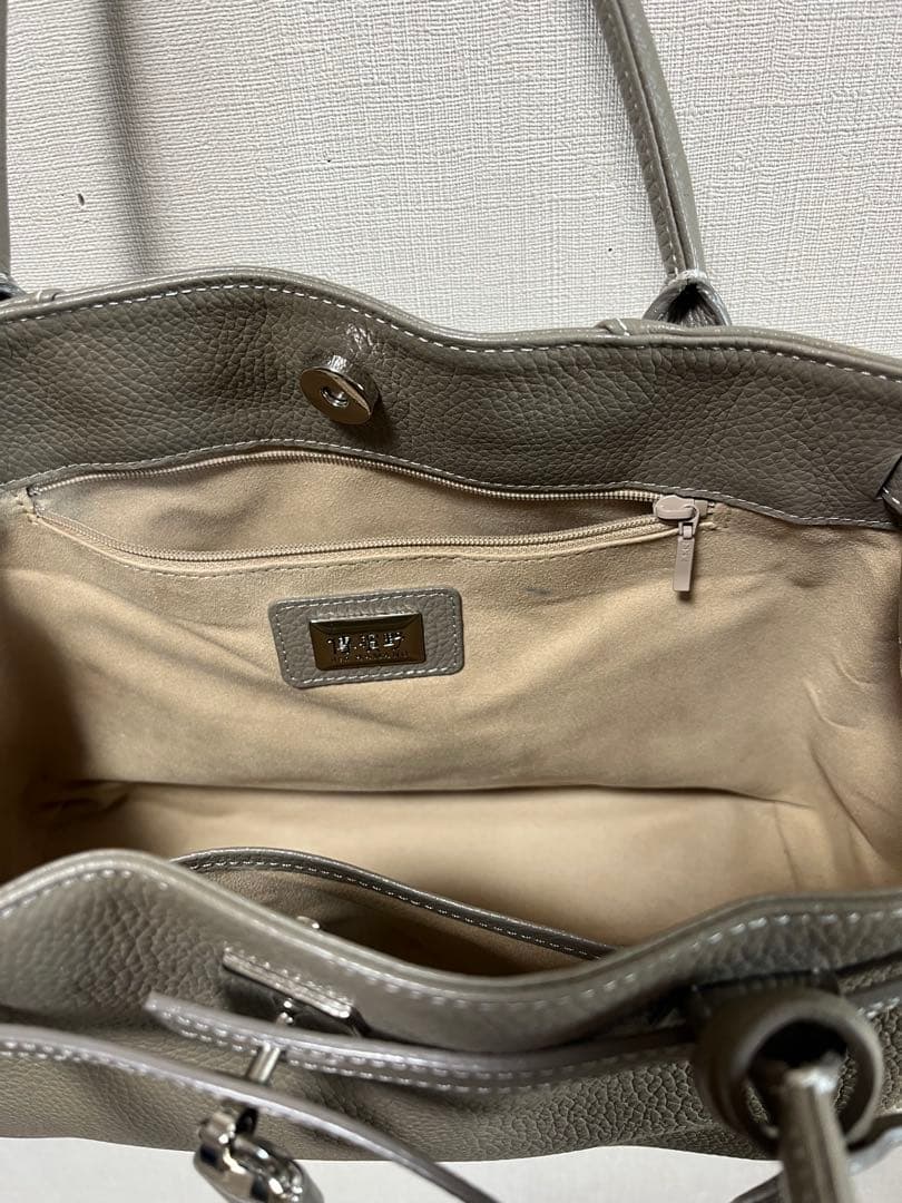 ◯専用傳濱野ハマノHamanoエトゥープミーティアバッグバッグ レザー 牛革