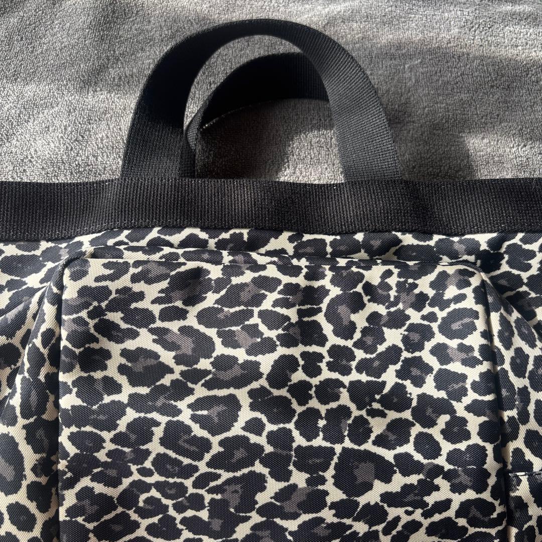 エルベシャプリエ 707FN パンサーブラン×ノワール×ノワール(舟型トートM