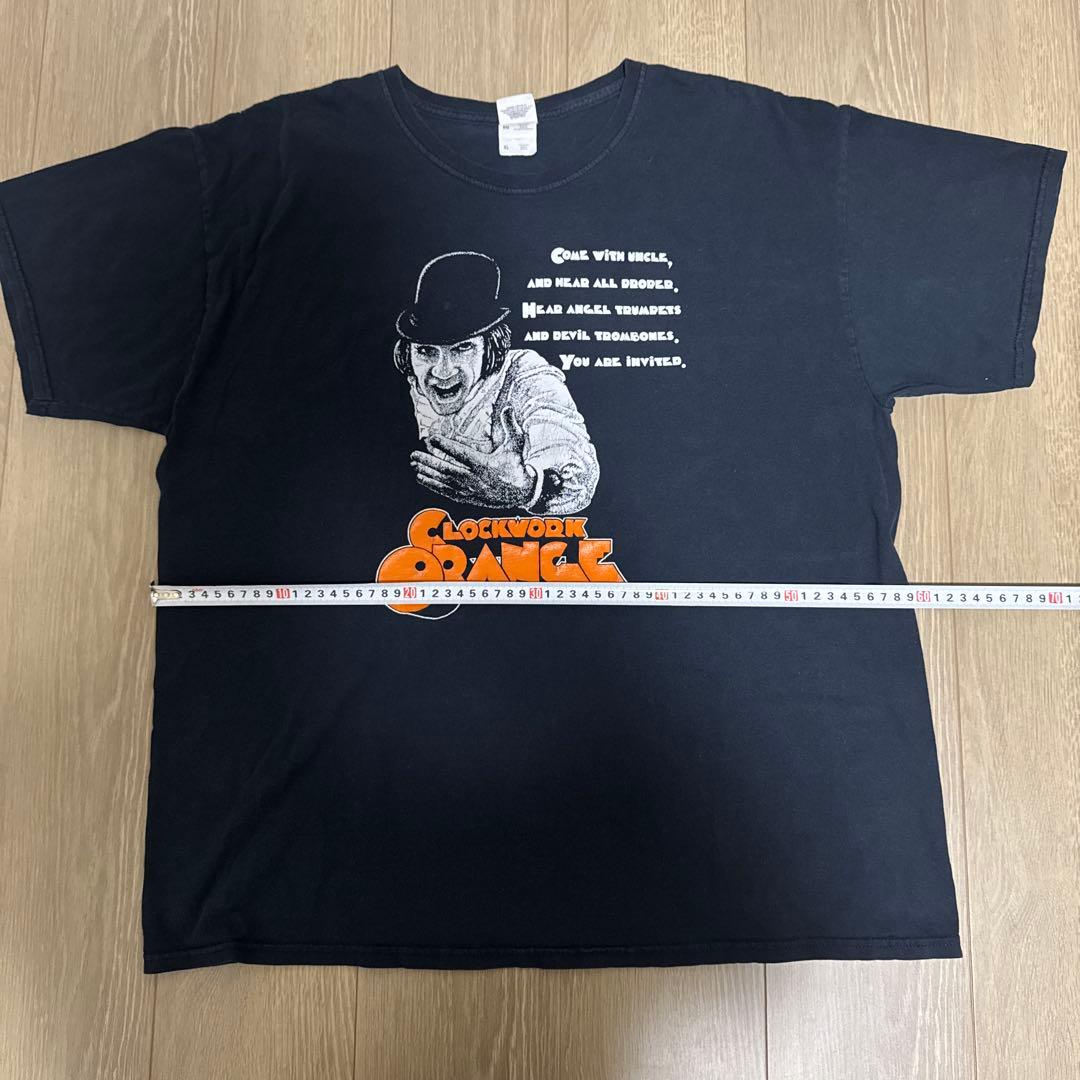 時計仕掛けのオレンジTシャツ XL 黒