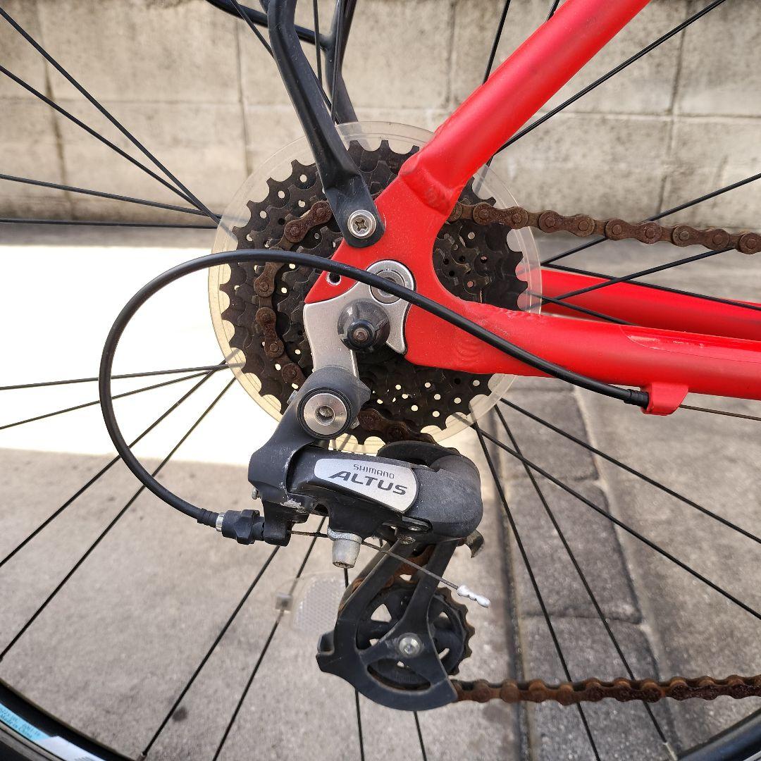 【直接渡し愛知】CYLVA F24 レッド BRIDGESTONE クロスバイク