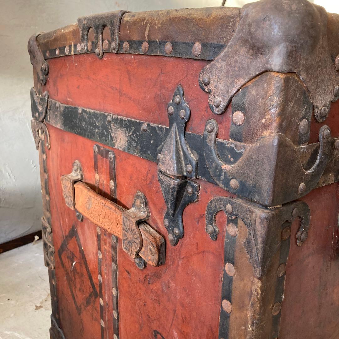 ⭐️稀少価値　レア物　アンティーク　ヴィンテージ　USトランク　スタッズ