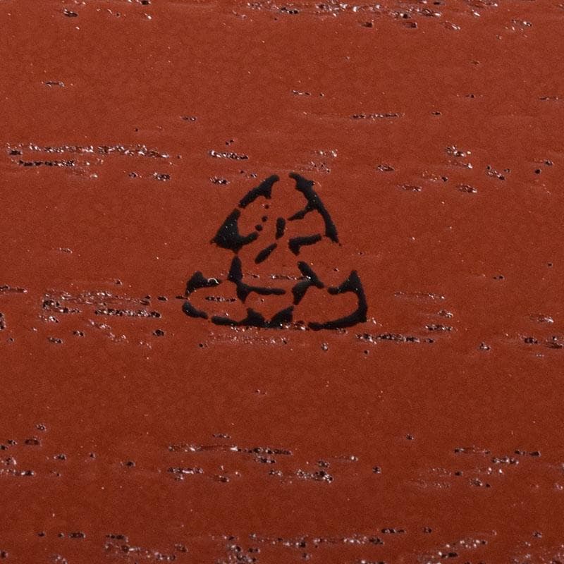 茶道具　哲公房　中村宗哲作　溜塗寿字六角香合　而妙斎花押有　共箱　C　7656