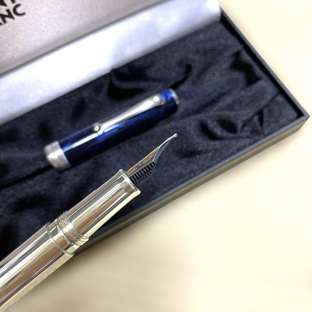 Montegrappaモンテグラッパ万年筆スターリングシルバーイタリア名門