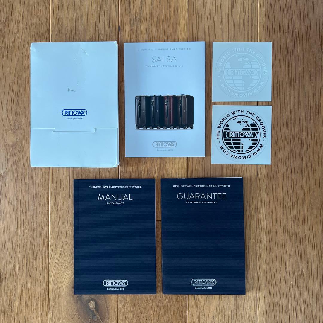 RIMOWAサルサビジネストロリー 機内持込み4輪TSAロック