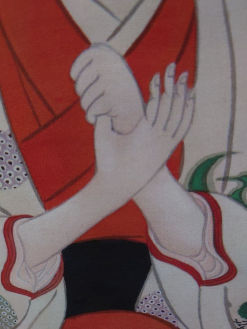 寺崎廣業（広業）「日本画」絵画 日本画 美人画