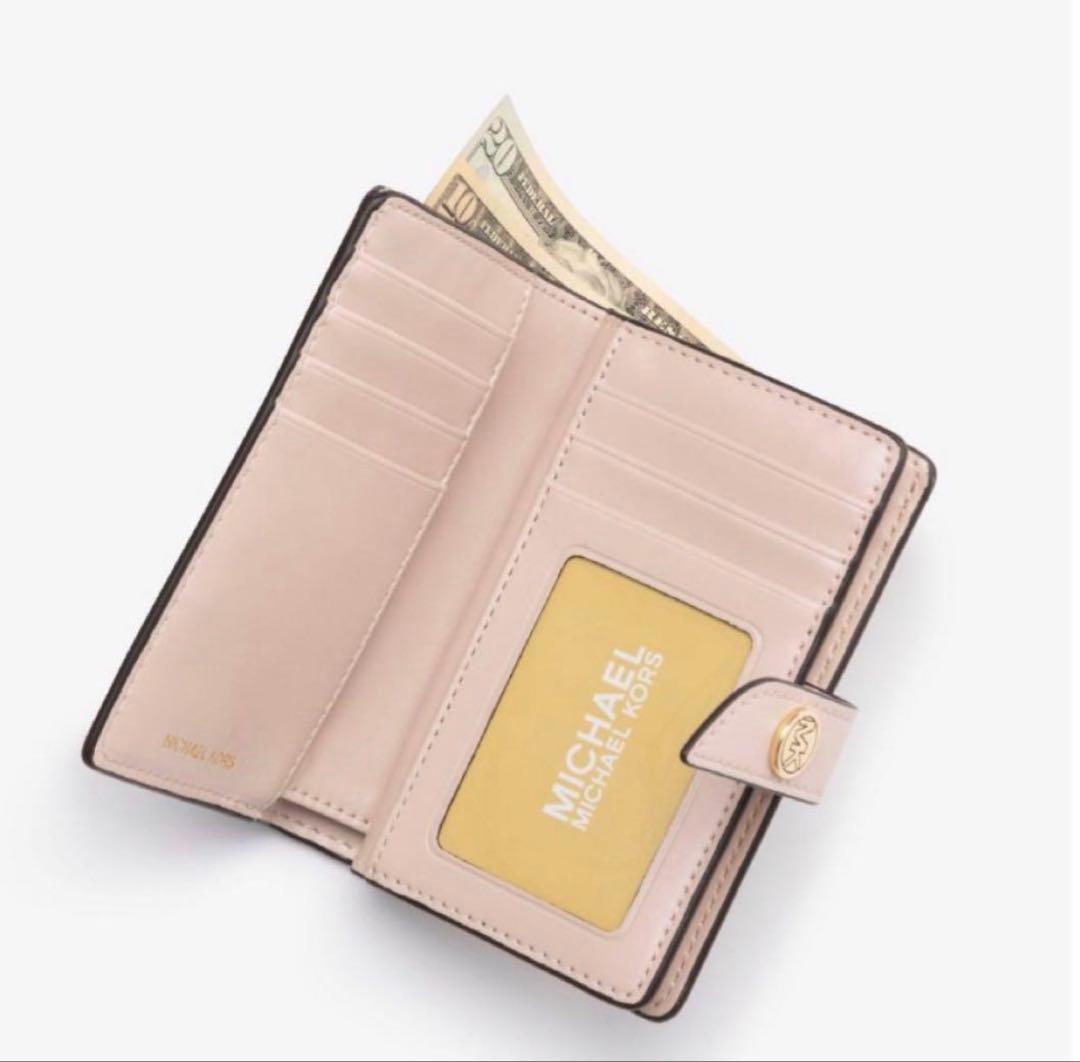 【新品】マイケルコース　タブウォレットミディアムMKシグネチャー　財布