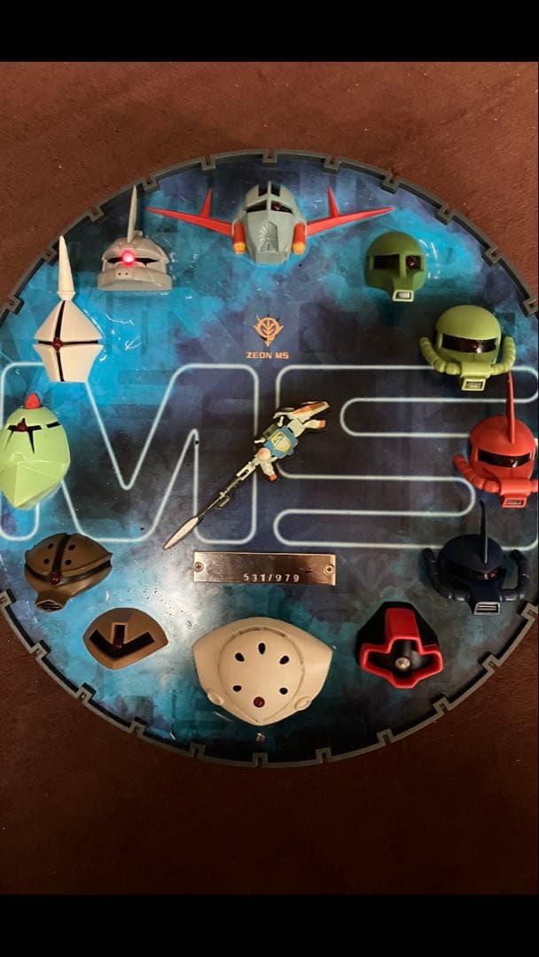 専用です GUNDAM　3DCLOCK　　1　YEARWARIN0079