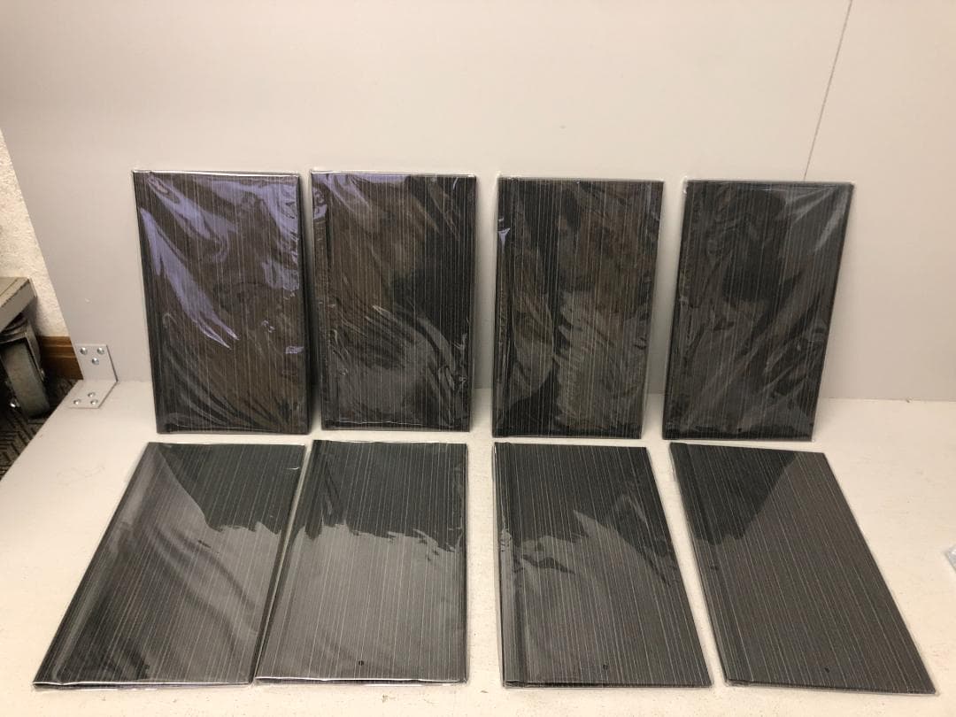 ８冊　シンビ 和洋兼用メニューブック　LS-16A 　A4　縦長　4ページ　黒