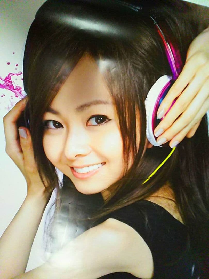 ヘッドホン倉木麻衣サイン入り会場限定FC継続入会特典ポスター非売品☆ヘッドフォン