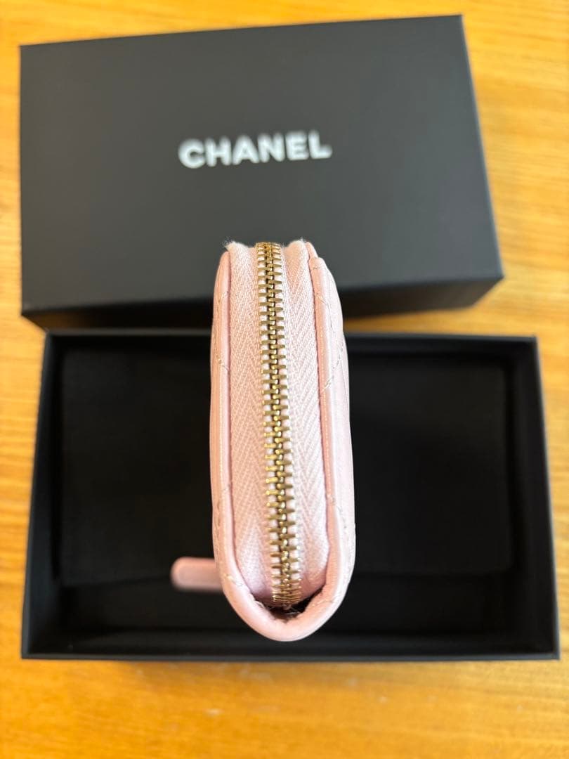 シャネル 24S パース ラムスキン ピンク系