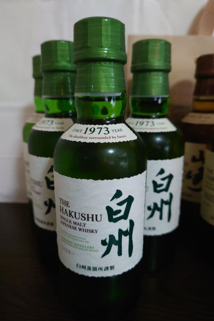 サントリー白州、山崎ミニボトル180ml10本セット