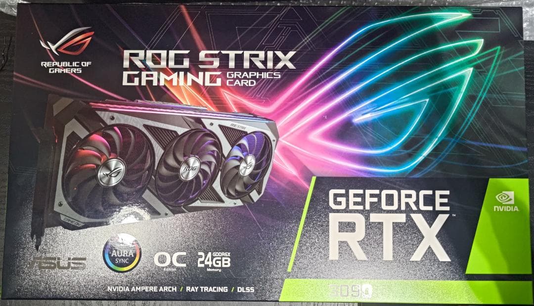 【動作確認済】ASUS ROG STRIX RTX3090