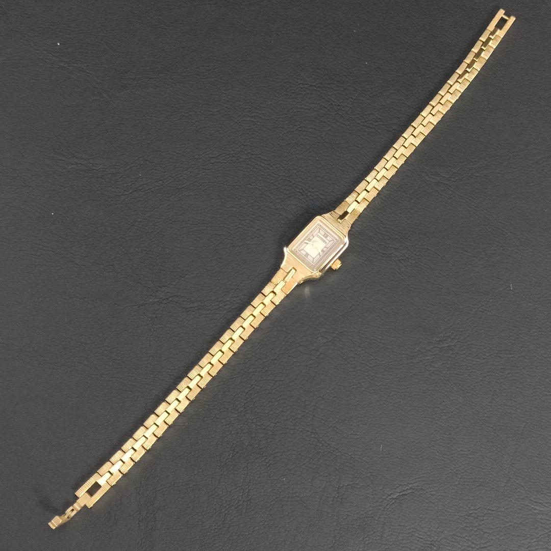 美品　CITIZEN　シチズン　HIROB　ゴールド　スクエア　ソーラー　腕時計