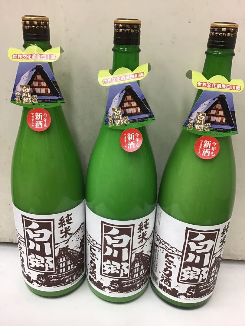 世界遺産　白川郷　純米　にごり酒（どぶろく）　１．８Ｌ　1ケース（6本入）