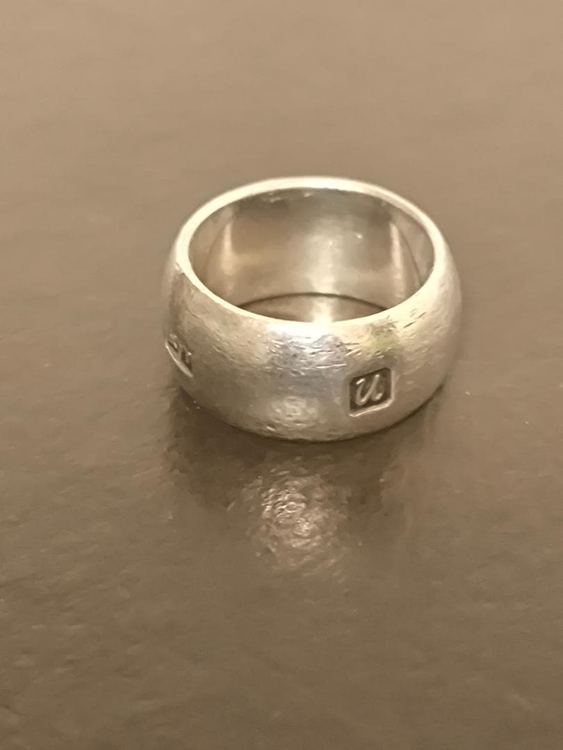 1994 英国 ヴィンテージ 925 スターリングシルバー ホールマーク リング