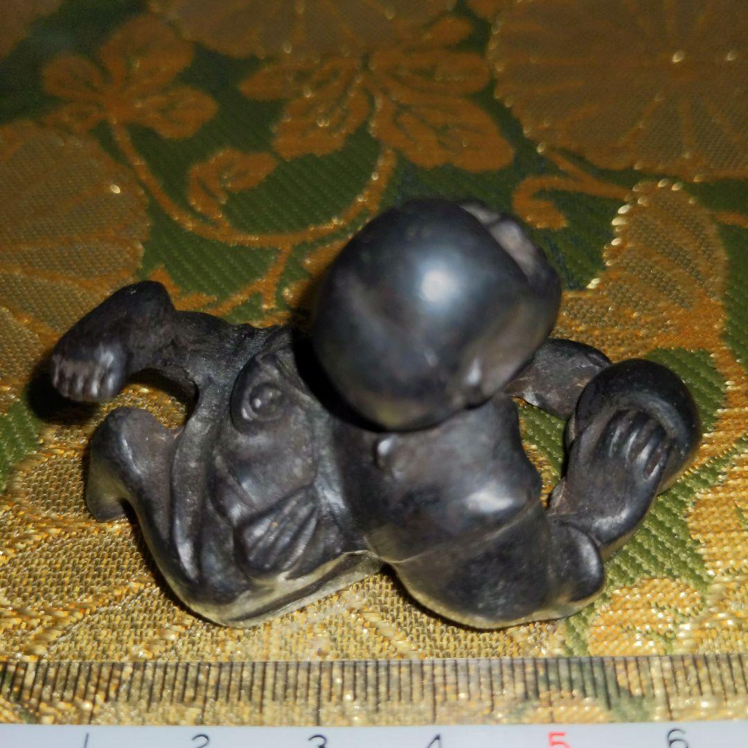 【最終価格】骨董　書道　古銅製　唐子鎮紙