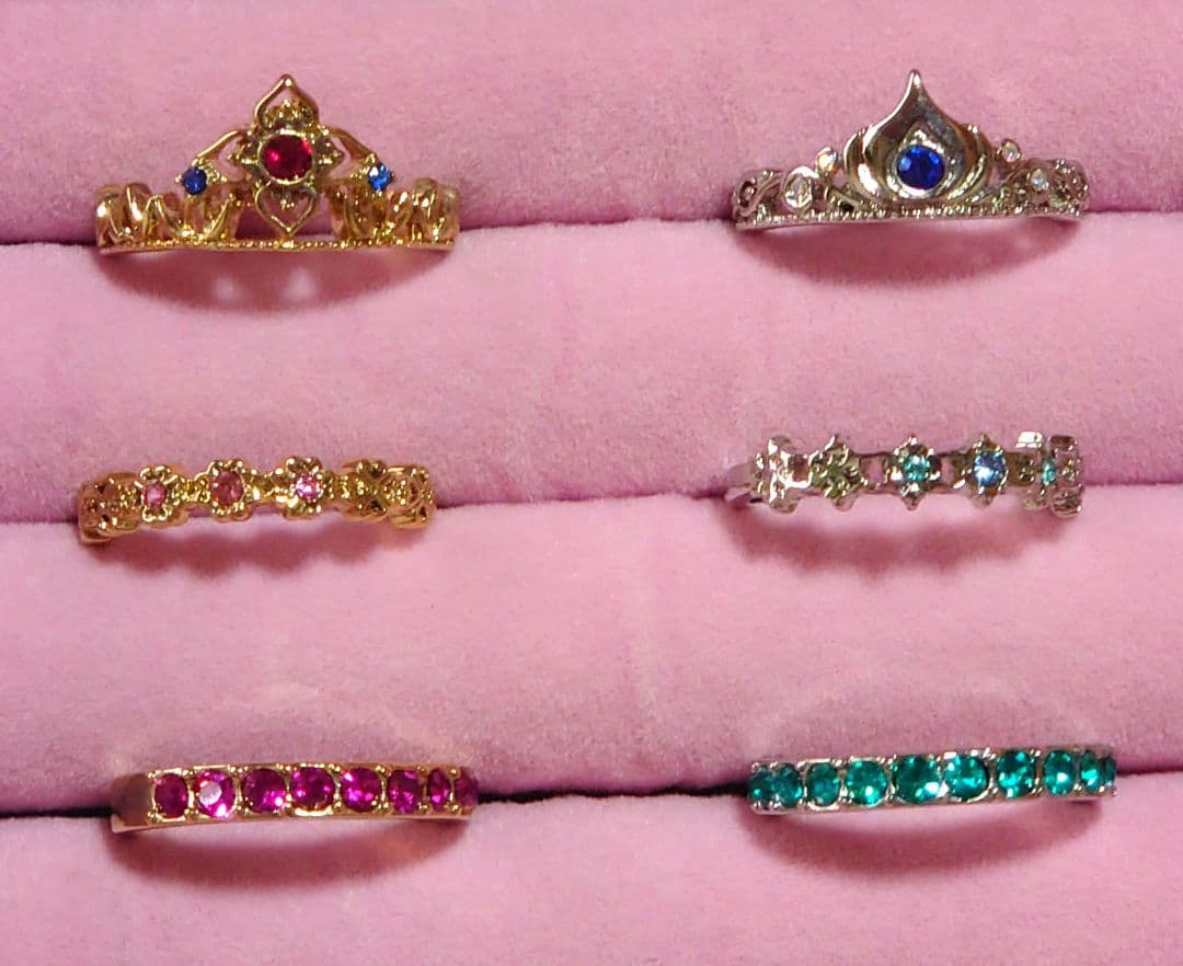 アナと雪の女王 ラプンツェル アリエル ティアラ リングピロー 指輪　エルサ