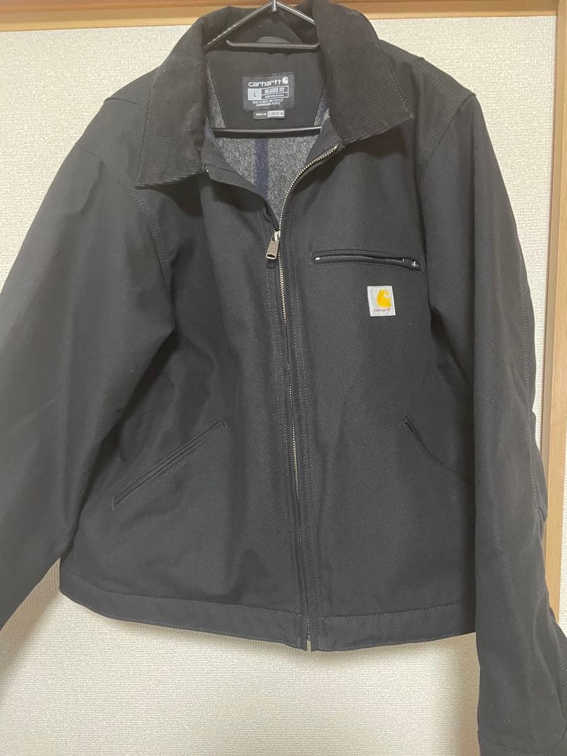 Carhartt ブラック リラックスフィットジャケット L