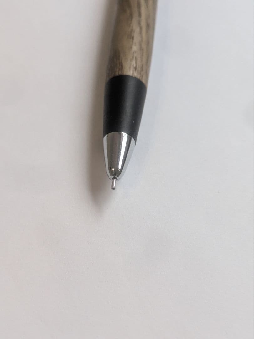 野原工芸　新型シャープペンシル　神代タモ　シルバー