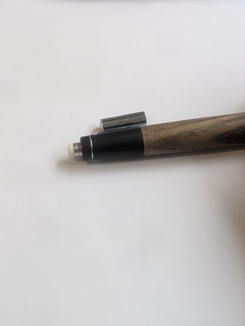 野原工芸　新型シャープペンシル　神代タモ　シルバー