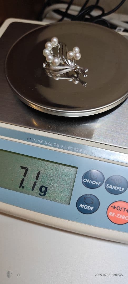 r*l様 ミキモト　シルバーブローチ